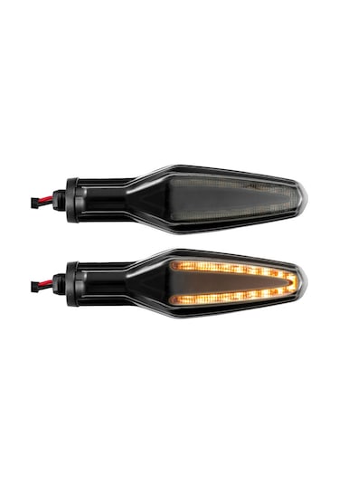 Jeehugo Bmw R1250gs/adv, S1000r, S1000xr Vb. Modeller İçin 18 Led'li Su Geçirmez, Yüksek Parlaklıklu Moto Sinyal Lambası - Şeffaf Kasa, Kolay Kurulum