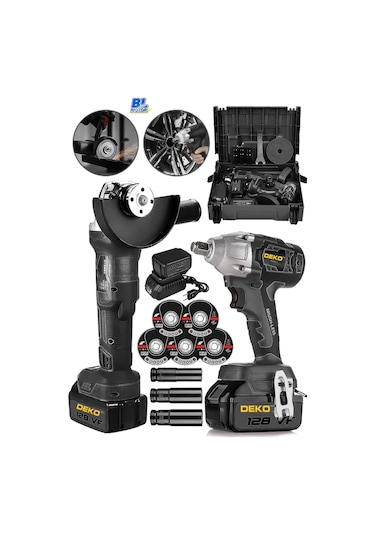 Deko SM6000 2'li Süper Set Somun Sıkma Spiral Taşlama Makinesi