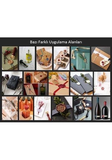 Mühür Mumu 50 Davetiye Için 150 Boncuk Model: 34 Kestane