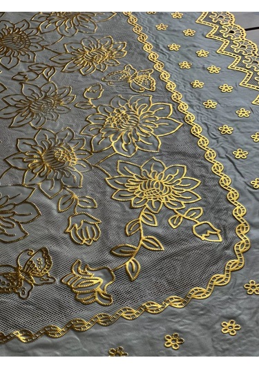 Best Price 34 Dikdörtgen Masa Örtüsü 208266843 Altın Rengi