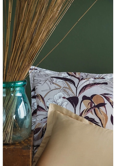 Hiros 210 Tc 83 Tel Pamuk Saten Nevresim Takımı Tek Kişilik