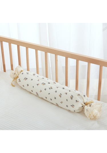 Şeker Silindir Yastık Bebek Boyun Yastığı Yumuşak Ve Güvenli No.41 Ekru