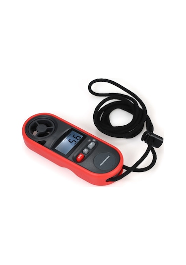Springsun Mini Dijital Anemometre El Tipi Rüzgar Hızı Ölçüm Cihazı Wt816a Pilsiz