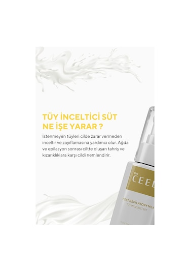 The Ceel Tüy İnceltici ve Nemlendirici Süt Isırgan Otu & Hyaluronik Asit Özlü 60 ml