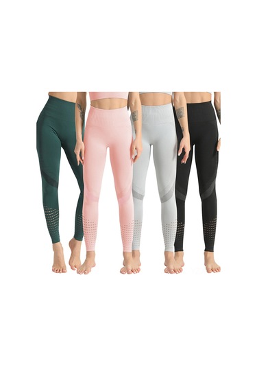 Yaozixa Kadınlar İçin Yüksek Bel Konik Tayt, Soluk Gri, Ters Bükey Desenli, Spor Ve Yoga İçin Elastik Legging Açık Gri