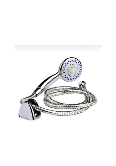 İsaoğlu Yapı Banyo Bataryası Ve Duş Seti Başlık Dahil Komple Set Pirinç Banyo Armatürü Gümüş