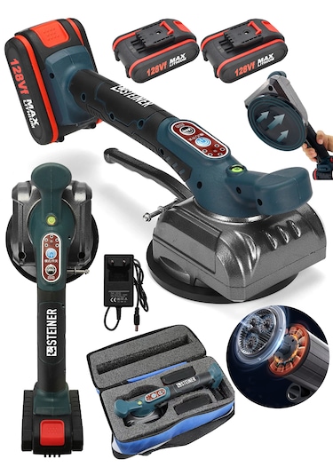 Steiner 128vf Çift Akülü Titreşimli Fayans Karo Döşeme Makinesi