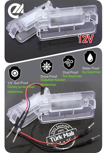 Seat Arosa 6h 1997-2004 Canbus Led Plaka Aydınlatma Ledi Lambası