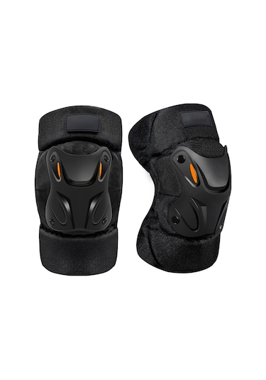 Padalink 2 Adet Ayarlanabilir Motosiklet Dizlik Ve Dirseklik - Gece Reflektörlü, Esnek Ve Konforlu Siyah