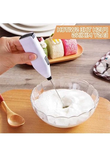 Ulzyvf Yumurta Mutfak Mini Mikser Mikser Köpürtücü Kahve Kablosuz Frother Elektrikli El Çırpma Çırpma Çırpma Çırpıcı Cappuccino Blender Beyaz Beyaz Araçları Nl Beyaz
