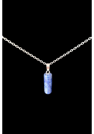 Sertifikalı Lapis Lazuli Doğal Taş Kolye Çok REnkli
