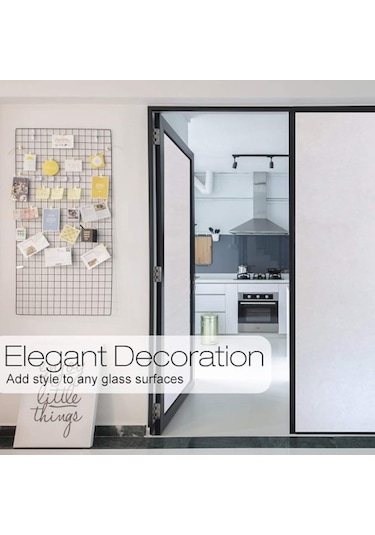 3 Metre X 45 Cm. Uv Engelleyici Buzlu Cam Filmi