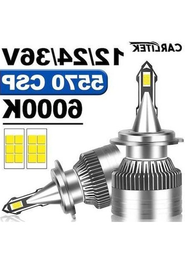 Flybuy 24v 300 Kafa Lambası Ampulleri, W H7 Led Araba Farlar, Canbus Otomatik Sis 12