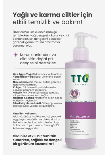Yüz Temizleme Jeli 150 Ml Çay Ağacı Yağı / Tea Tree Oıl