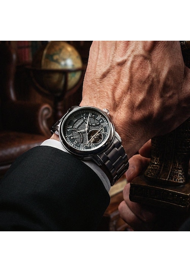 Earnshaw Es-8169-11 Erkek Kol Saati Metalik Gri