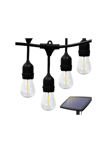 Forlife Güneş Enerjili Solar 5 Adet S14 Led Ampullü 5 Metre Led Işık Seti