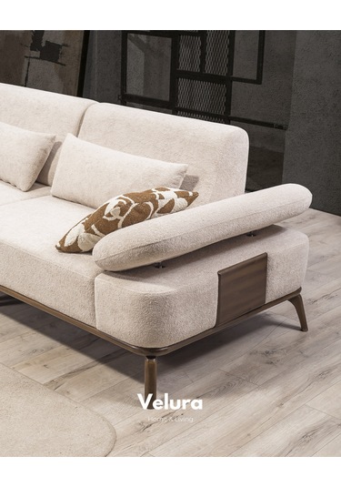 Losso Modüler Köşe Koltuk Takımı & Oturma Grubu Ekru