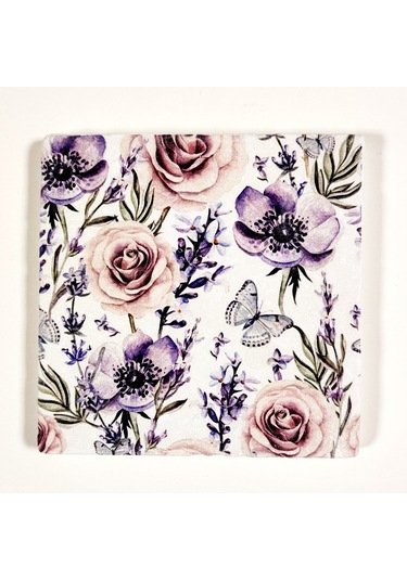 Şeker Portakalım Dekoratif Figürlü Doğal Taş Banyo Gider Kapağı22 Çok Renkli