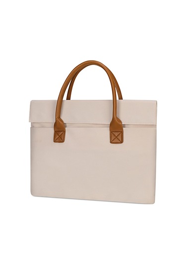 Reedark Büyük Boy Bej Oxford Kumaş Dizüstü Bilgisayar Çantası - Hafif, İç Kapaklı, İş Ve Gündelik Kullanıma Uygun Bej