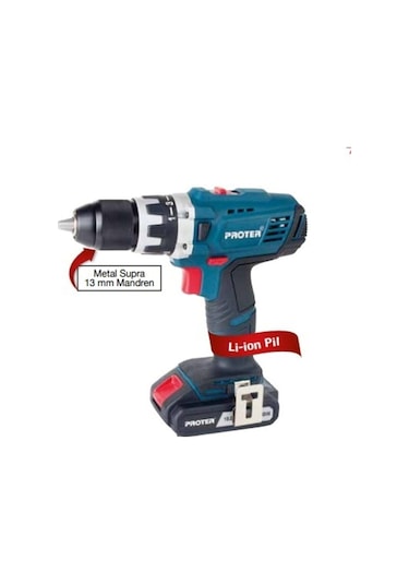 PROTER PST 418 SL ŞARJLI MATKAP 13 MM