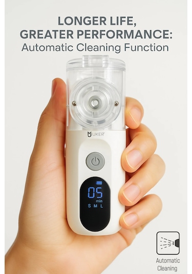 Uker Sessiz Şarjlı Dijital Mesh Nebulizer