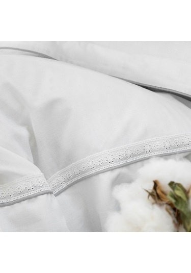 Schafer Home Kylie Yatak Örtüsü Nevresim Seti 7 Parça-gri Gri