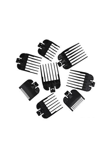 Yifomall 8'li Saç Kesme Tarağı Seti - Evde Profesyonel Saç Şekillendirme İçin Çok Amaçlı Kullanım