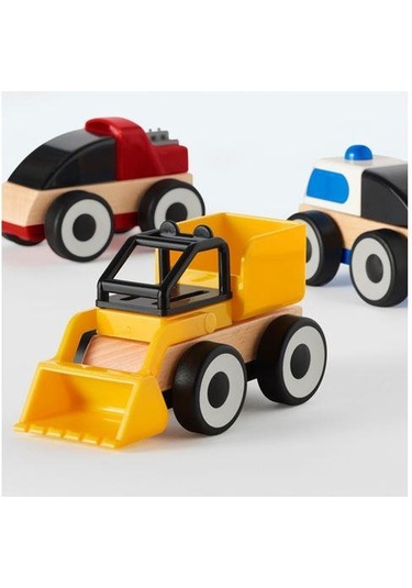 3 Parça Çocuk Oyuncak Araç Seti Ikea 3'lü Meridyendukkan Çok Renk