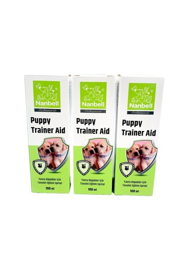 Nanbell Yavru Köpek Tuvalet Eğitim Spreyi 3 x 100 ML