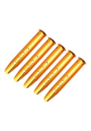 Suntek 5 Adet Taşınabilir Çadır Stakes Mandal Sarı-23cm Sarı 23cm Sarı