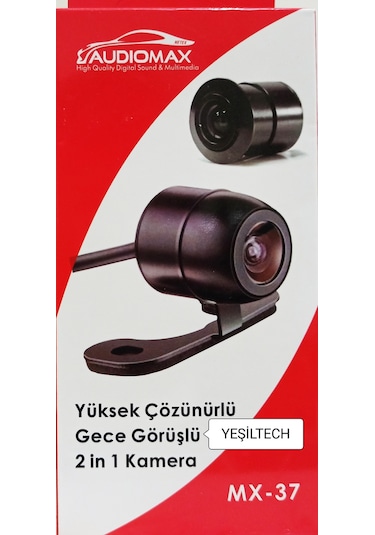 Audiomax Geri Görüş Kamerası hd Mesafe Çizgili 6 Mt Kablo