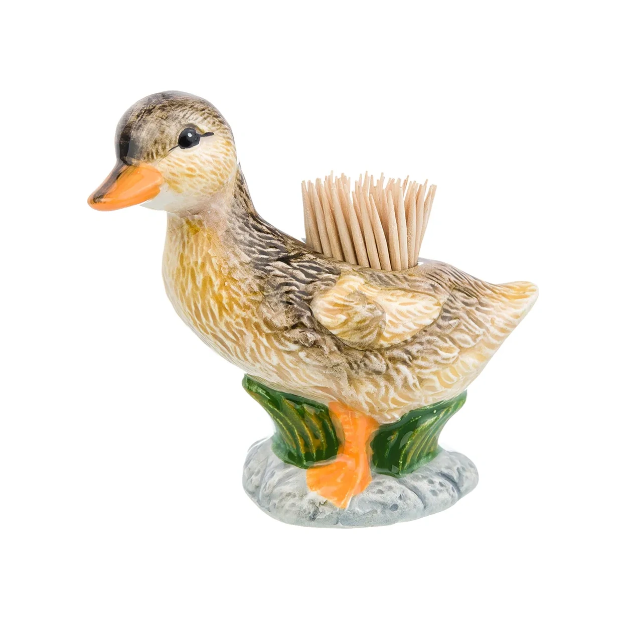 Elan Gallery Küçük Kürek Balığı Şeklinde Diş Kürdanlığı Kabı, 10x5x9 Cm 10788604 Gri