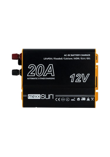 Mexxsun AC-DC Akü Şarj Cihazı  12V-20A