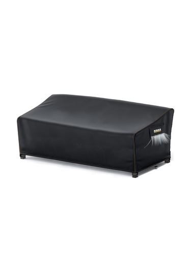 Haegs Çift Kişilik Bahçe Koltuk Örtüsü, Koruma Kılıfı, Su Geçirmez Açık Hava Bahçe Mobilya Kılıfları, Dış Mekan Sandalye Kılıfı Örtü Branda, Ağır Hizmet Tipi, 230-105-80cm - Siyah