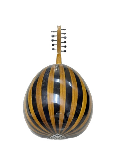 Üst Kalite Ud Kanada Kapaklı Kenar İşlemeli Ceviz-siyah Maun