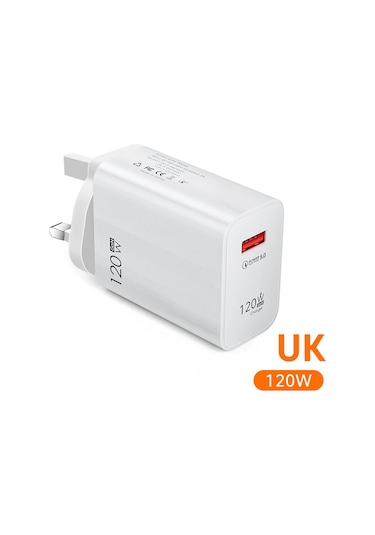 Mıjıa Xiaomi 120w Hızlı Şarj Cihazı 3.0 Usb C Şarj Kablosu İphone Uyumlu 14/Samsung Uyumlu/huawei Krdistribütör Garantili