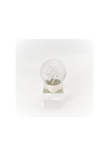 Crearthome Dekoratif Aksesuar Küçük Boy Kristal Küre Gümüş Fa59G