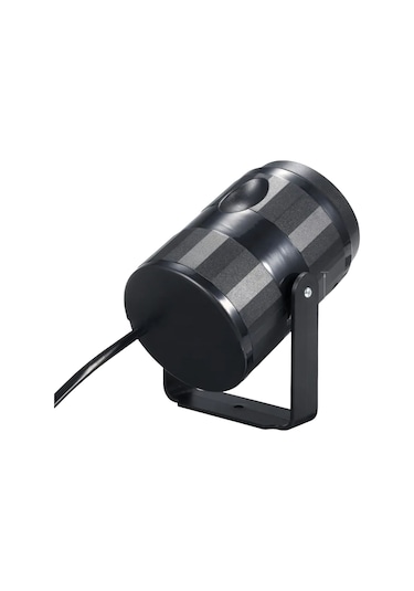 Xiyyadms Noel Işıklı Projeksiyon Aydınlatması - Dönen Desenli Laser Sahne Işığı - Stüdyo Ve Parti İçin Ambiyans Lambası Siyah