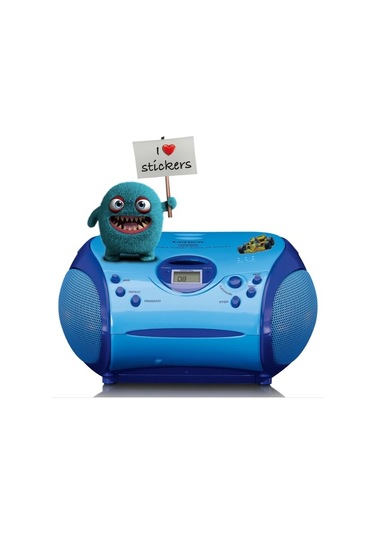 Lenco Scd-24bu Kids - Cd Çalarlı Taşınabilir Stereo Fm Radyo - Mavi