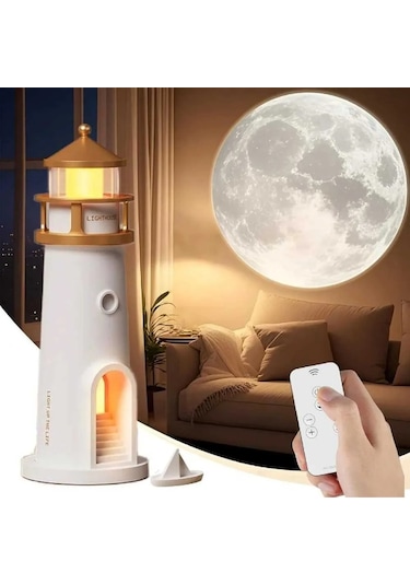 Büro Ev Ofis Hediyesi İçin Deniz Feneri Projektör Gece Lambası Diğer