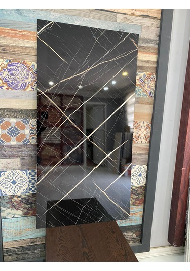 Pvc Mermer Panel Shara Black 60 X 120