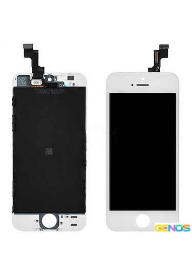 Apple iPhone 5s Uyumlu Aaa Kalite Lcd+dokunmatik+çıtalı Beyaz Sn808573