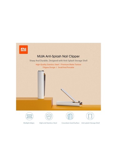 Didadodo Hallow Mijia Anti-splash Tırnak Makası, Sıçrama Önleyici Kullanışlı Tasarım 11.8x5cm Çift Kişilik