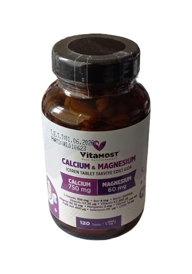 Vitamost Calcium Magnesium 120 Tablet