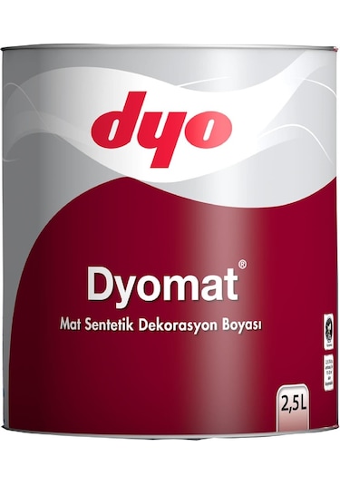 Dyomat Mat Dekorasyon Boyası 0,75 Litre Siyah