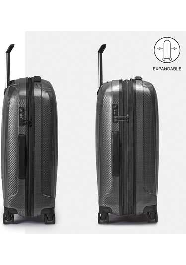 Valiz Unisex Diğer 59620122 Trolley Medıo 4r Exp We Are Glam Dlx Nero/grafıte Null Siyah