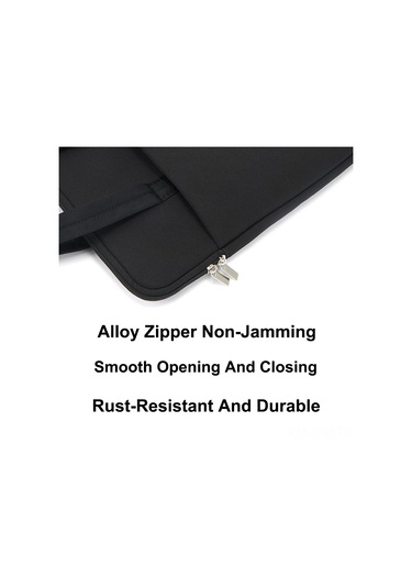 Aubyhe 16-17 İnç Laptop Çantası - 360 Yastık Koruma, Ultra Yumuşak Kadife Döşeme Ve Geniş Ön Cep Siyah