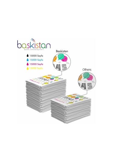 Canon G3410 Mürekkep 4X500 ML (Uyumlu)