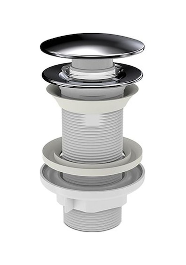 İzyapı Klick Klack Taşmasız Bas Aç Metal Lavabo Sifonu