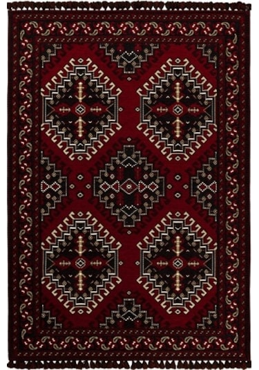 Tuğra Halı Türkmen 19 Etnik Desen Kilim